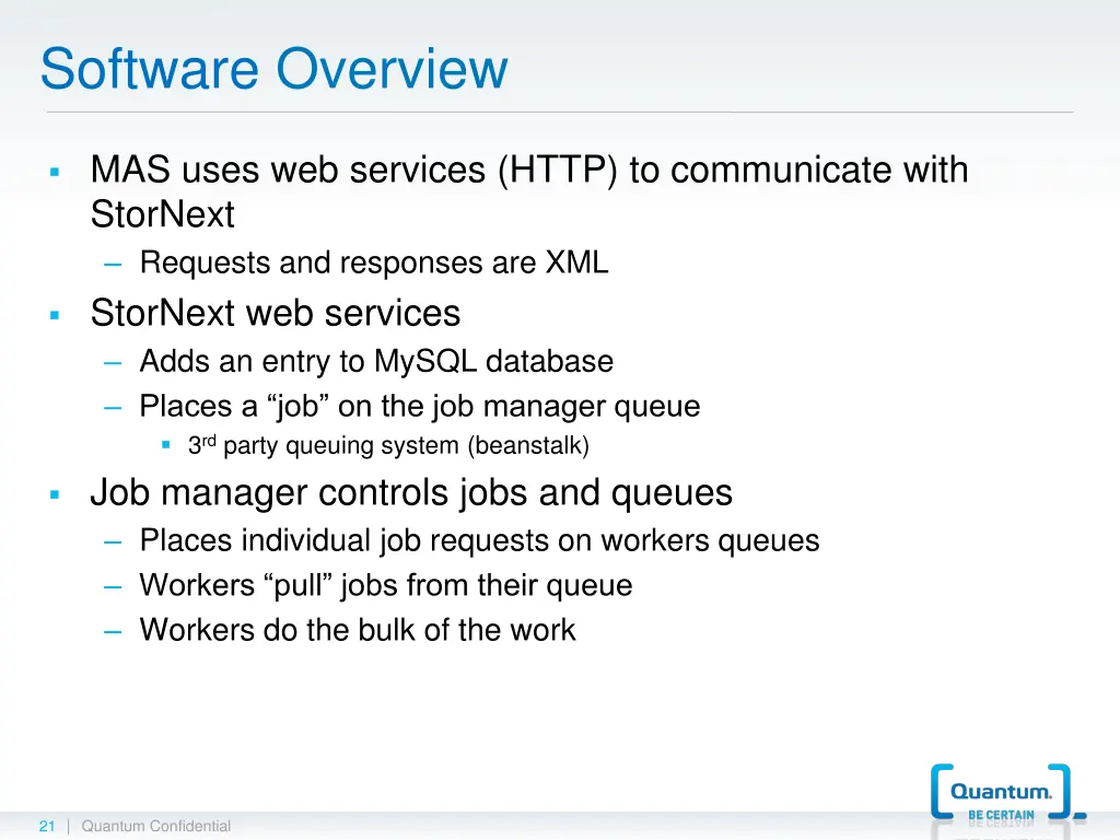 software overview