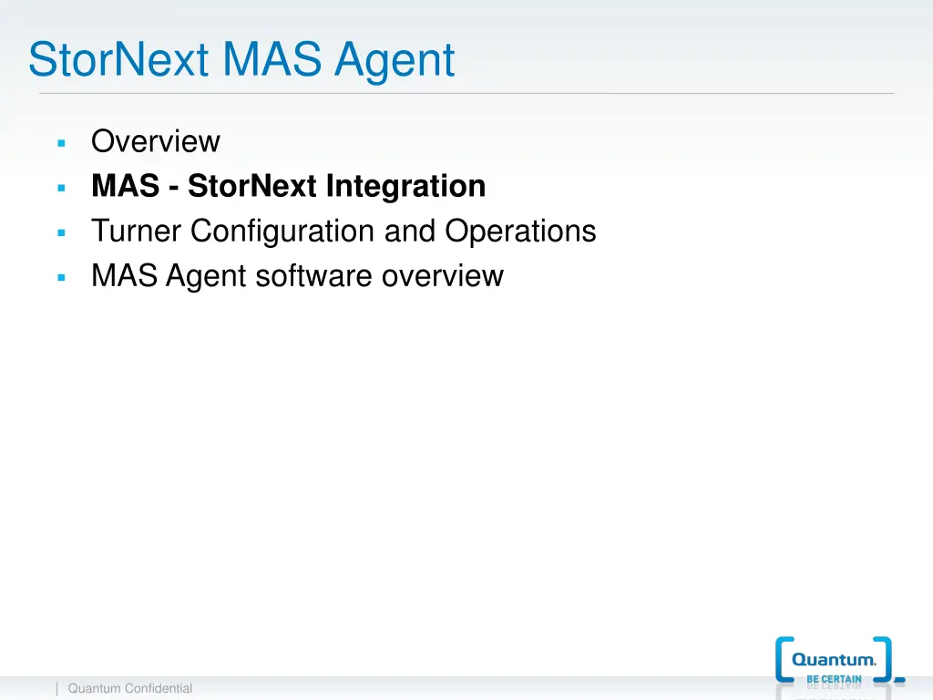 stornext mas agent 1