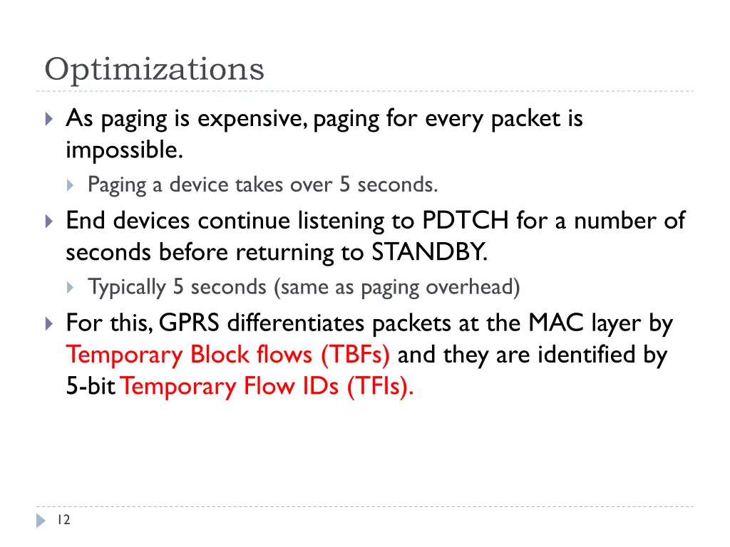 optimizations