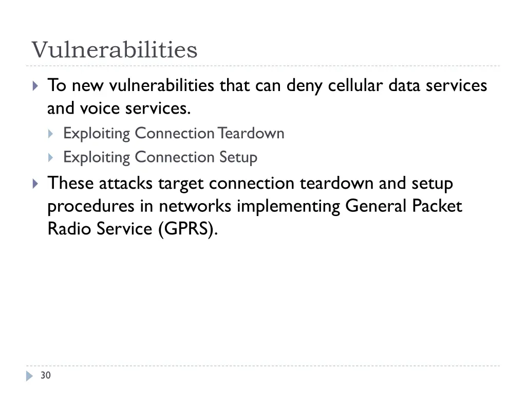 vulnerabilities