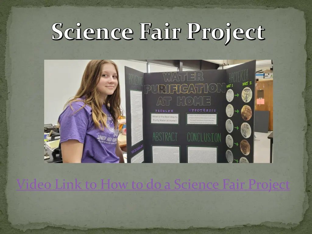 science fair project