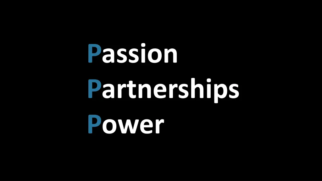 passion partnerships power