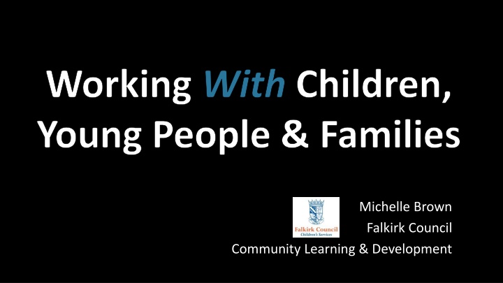 working with children young people families