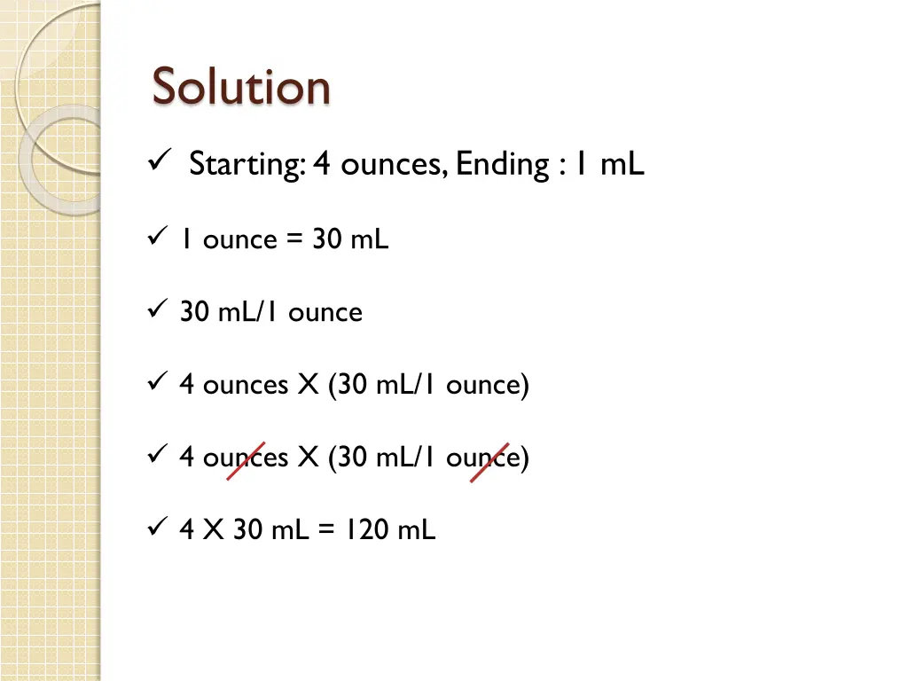 solution