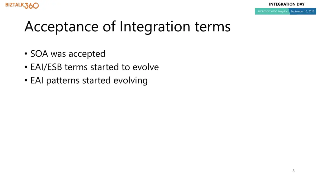 integration day 6