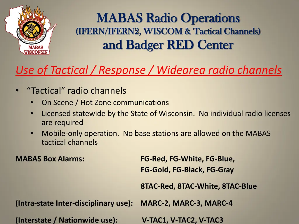 mabas radio operations mabas radio operations 11