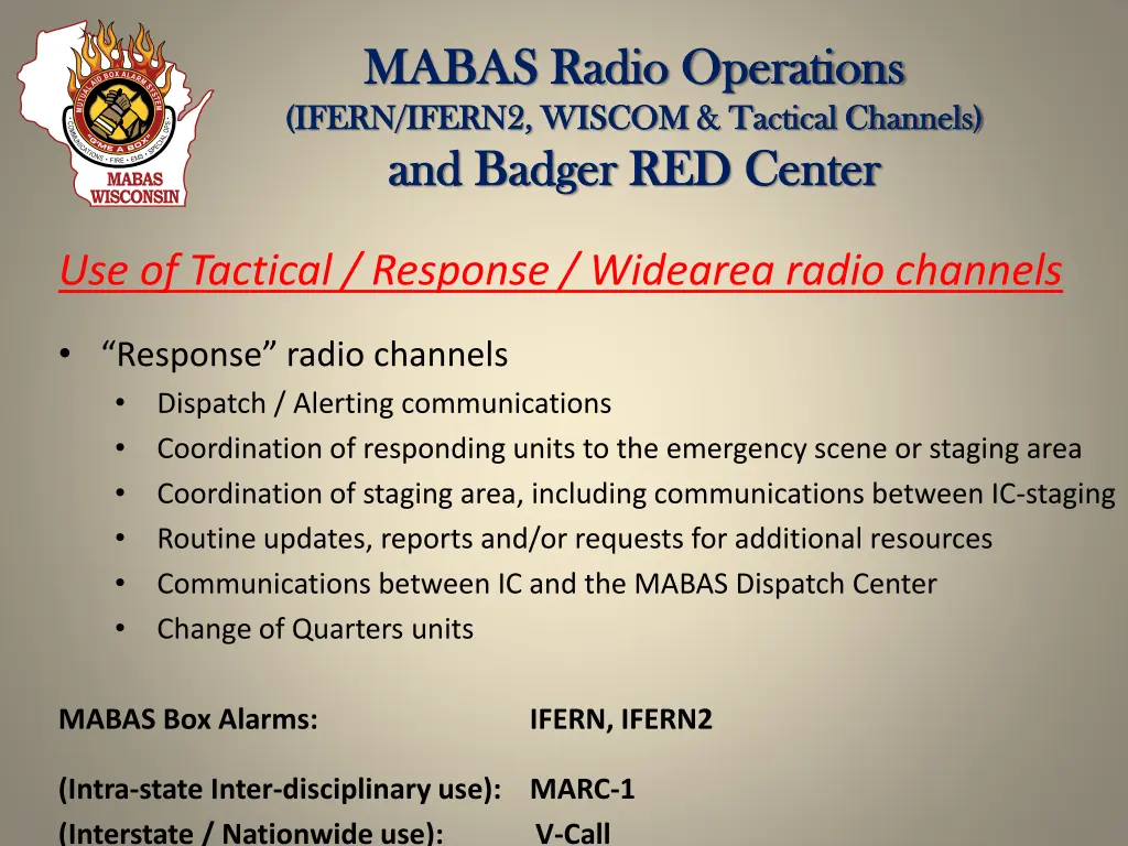 mabas radio operations mabas radio operations 12
