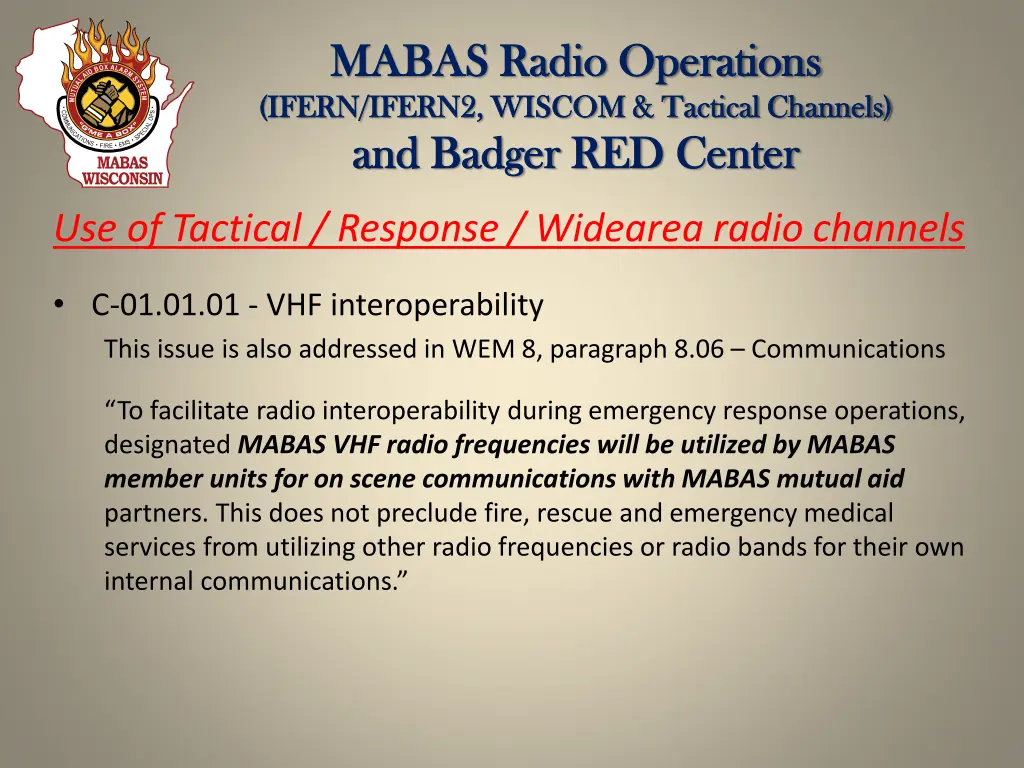 mabas radio operations mabas radio operations 9