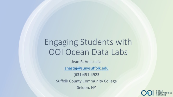 engaging students with ooi ocean data labs
