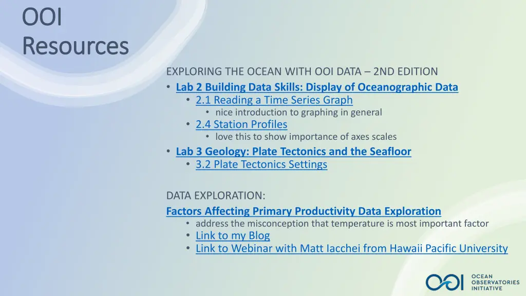 ooi ooi resources resources