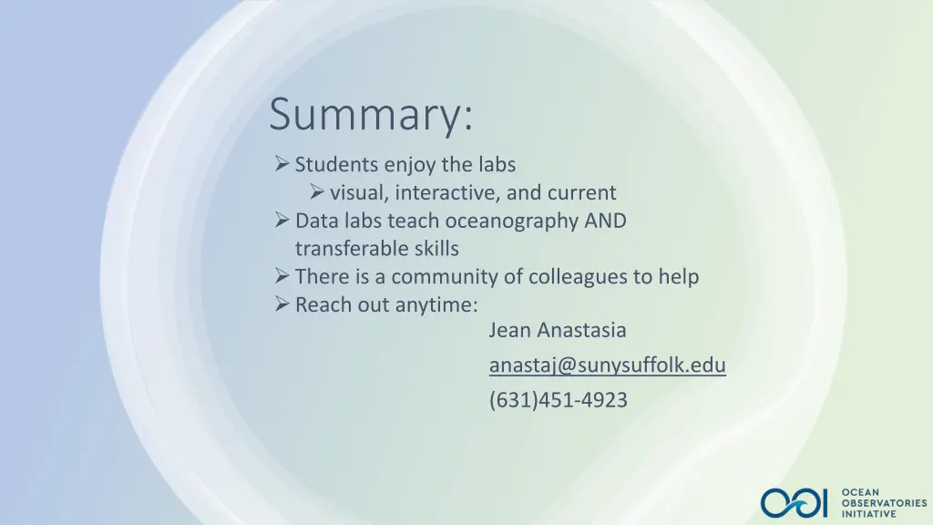 summary students enjoy the labs visual