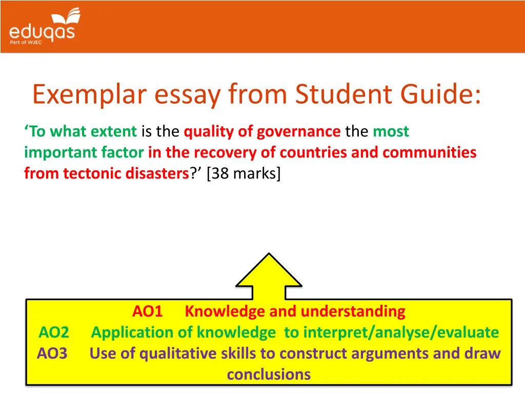 exemplar essay from student guide 5