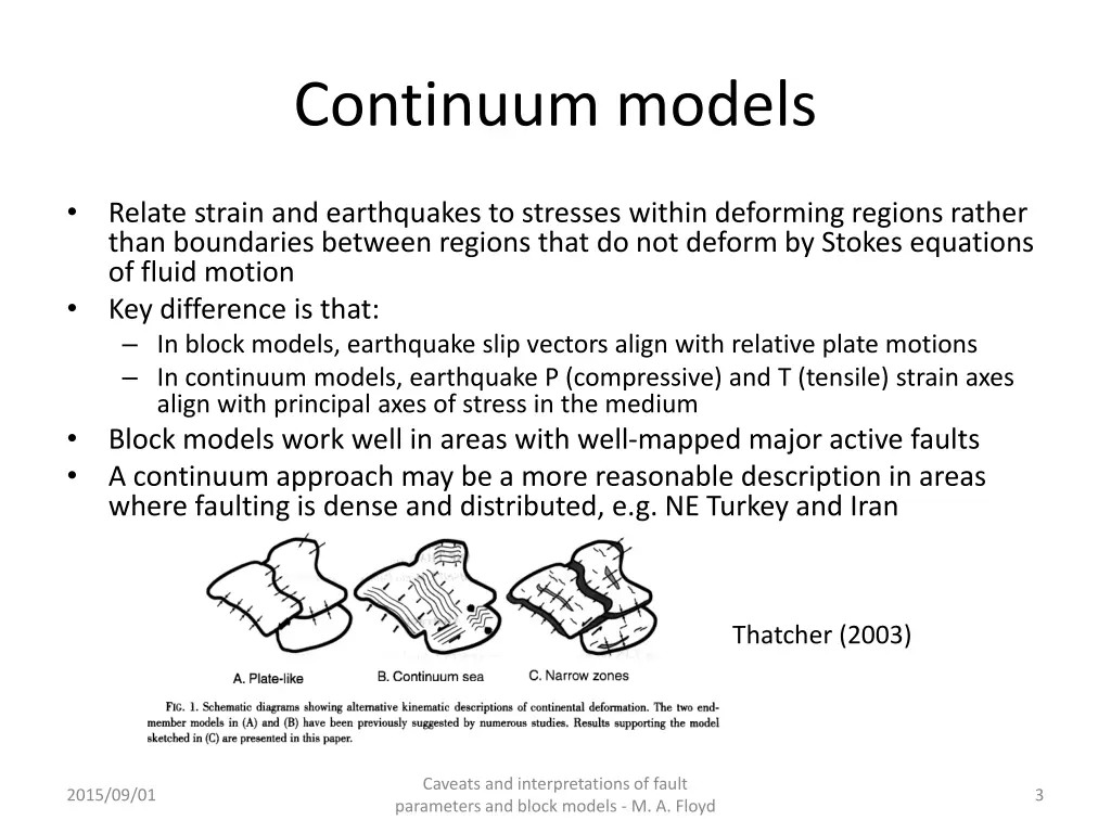 continuum models