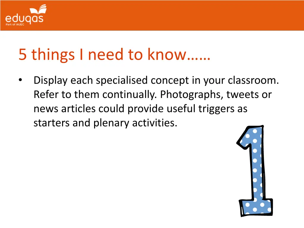5 things i need to know 3