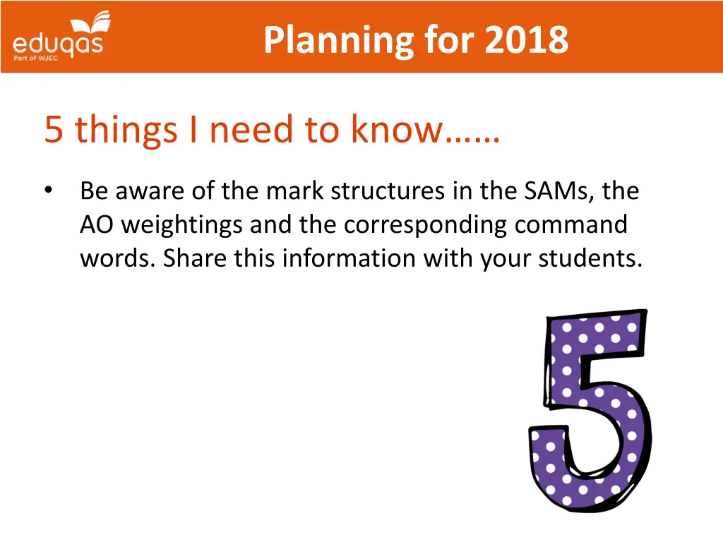 planning for 2018