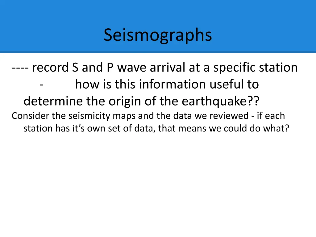 seismographs 1