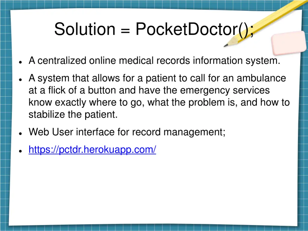 solution pocketdoctor