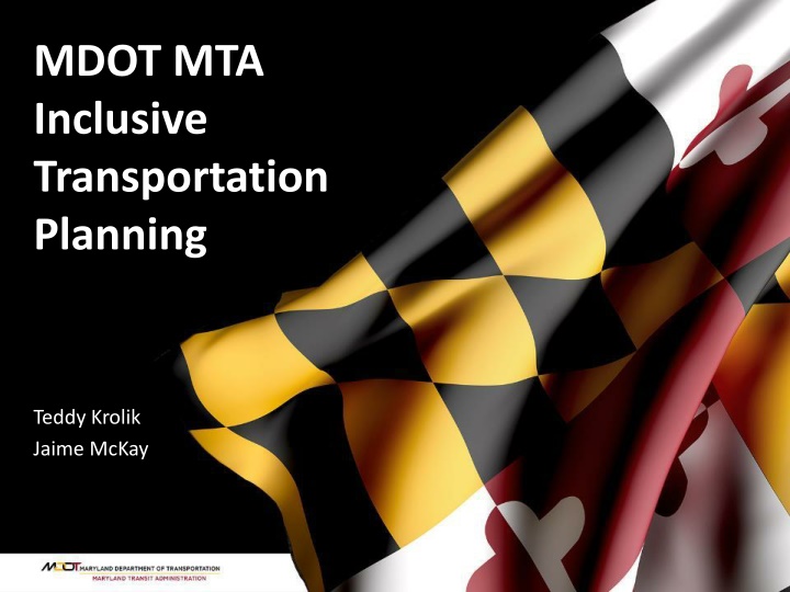 mdot mta inclusive transportation planning