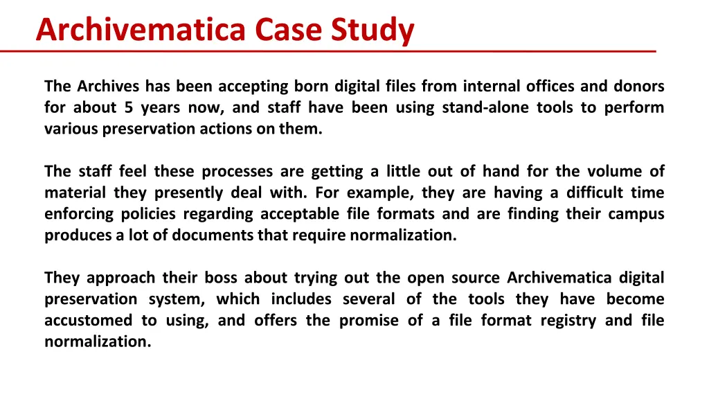 archivematica case study