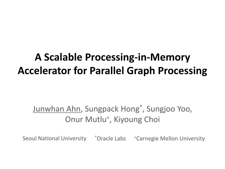 a scalable processing in memory accelerator