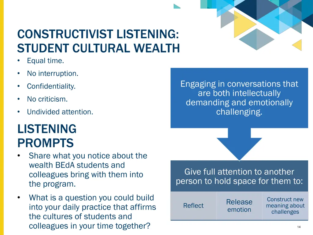 constructivist listening student cultural wealth