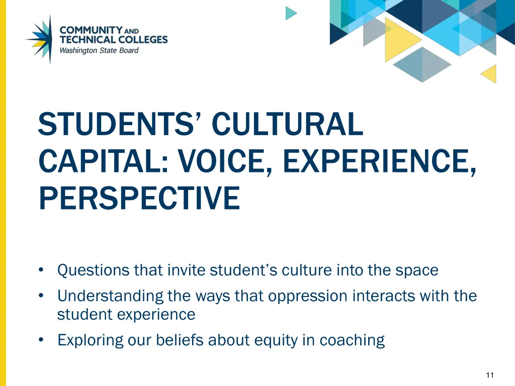 students cultural capital voice experience