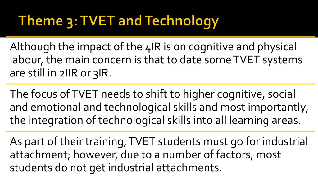 although the impact of the 4ir is on cognitive