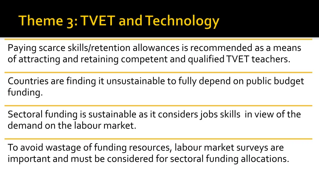 paying scarce skills retention allowances