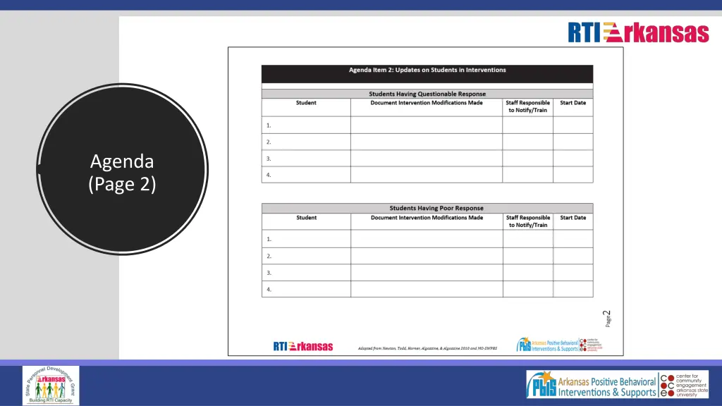 agenda page 2