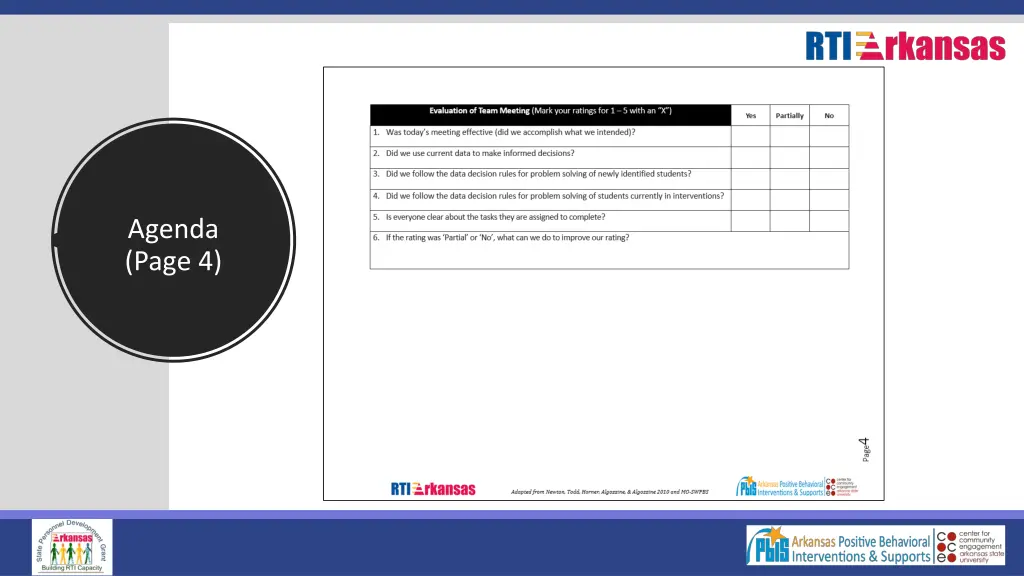 agenda page 4