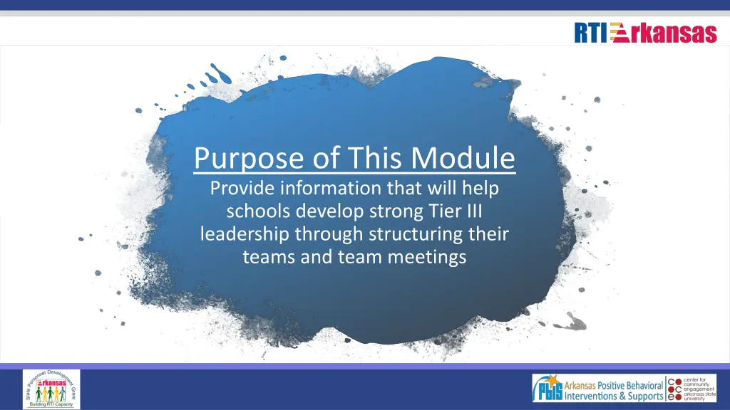 purpose of this module provide information that