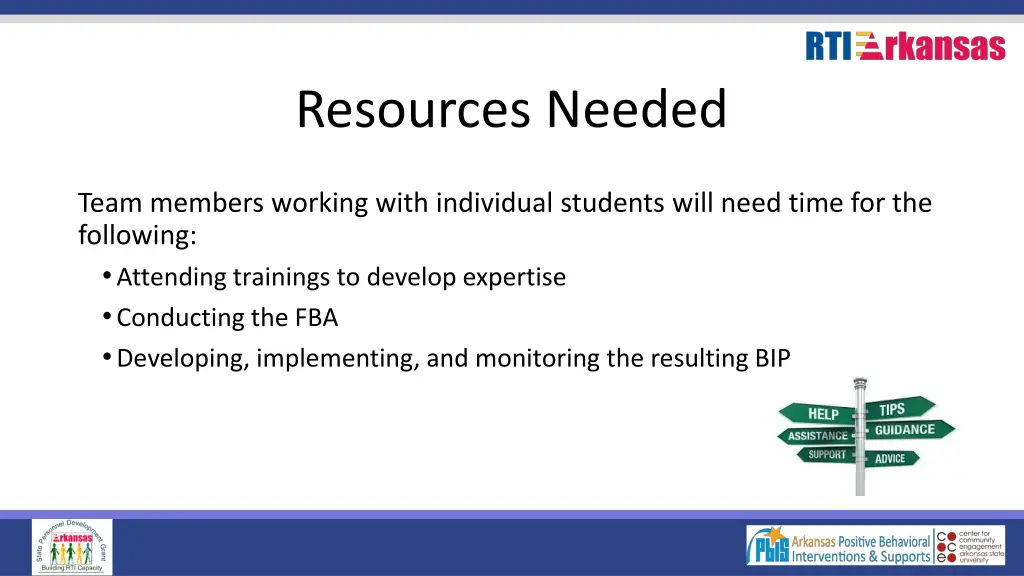 resources needed