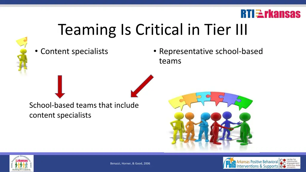 teaming is critical in tier iii