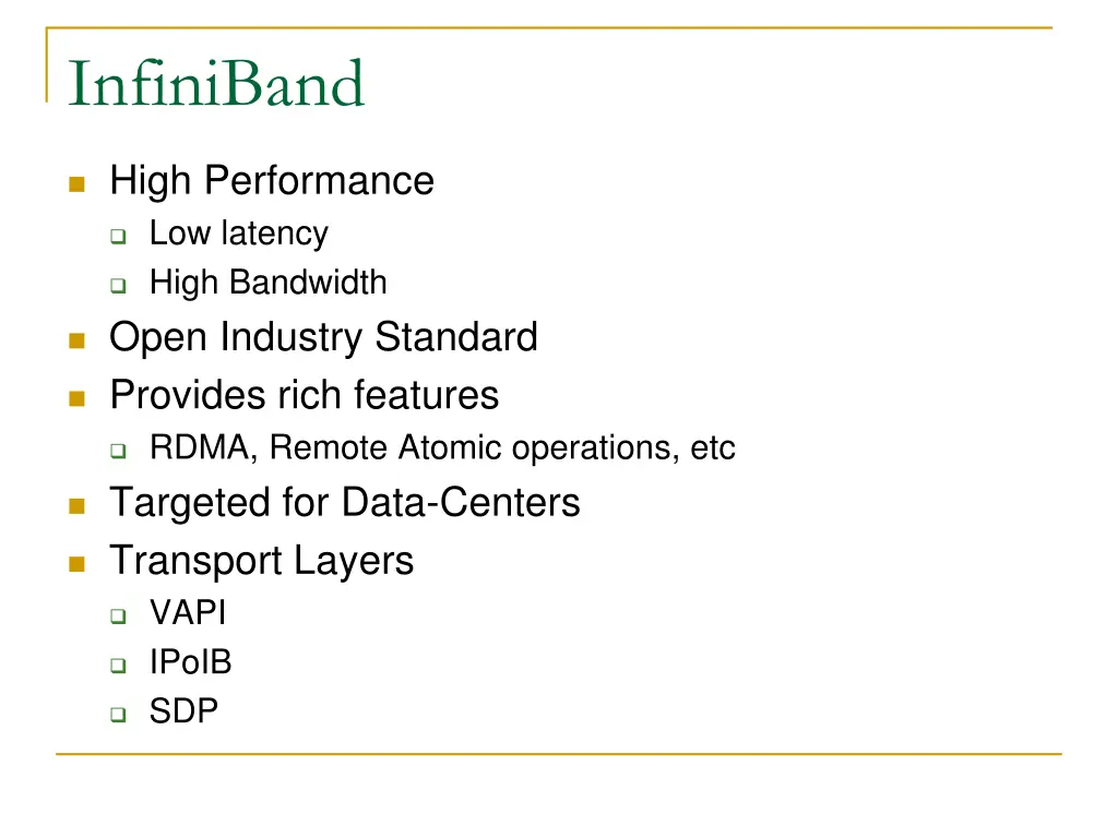 infiniband