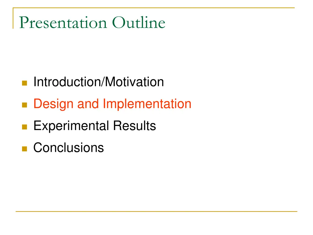 presentation outline 4