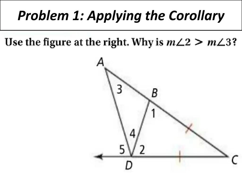 problem 1 applying the corollary