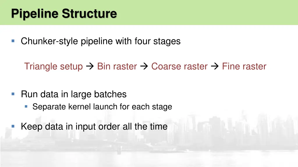 pipeline structure