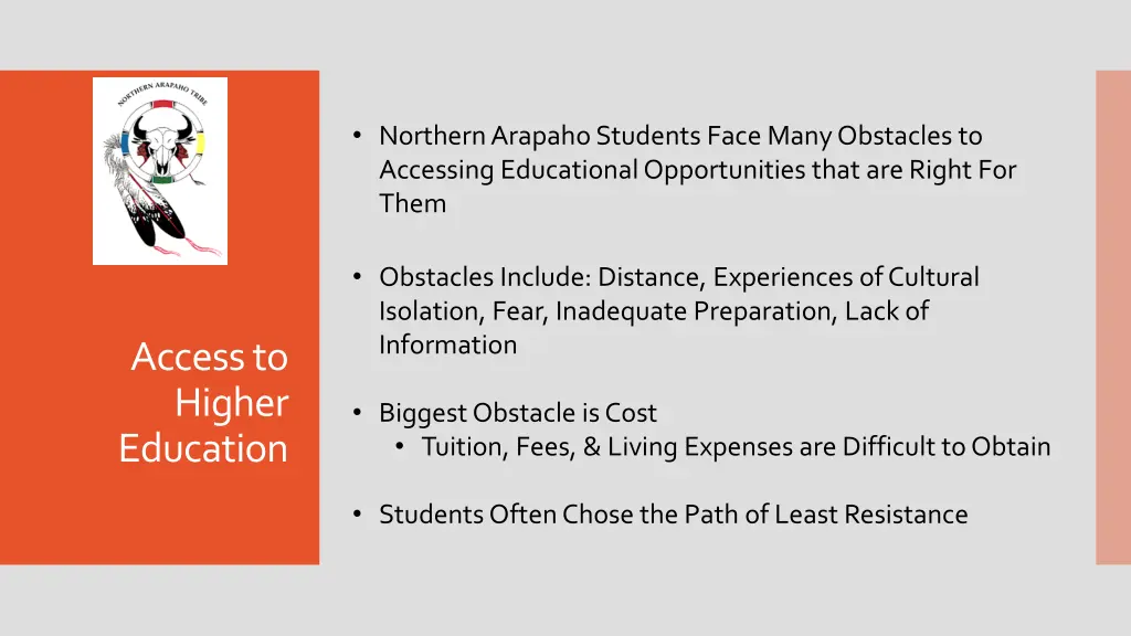 northern arapaho students face many obstacles