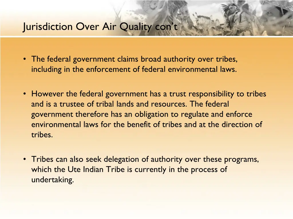 jurisdiction over air quality con t