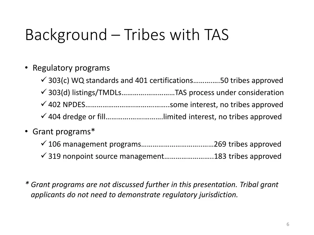 background tribes with tas