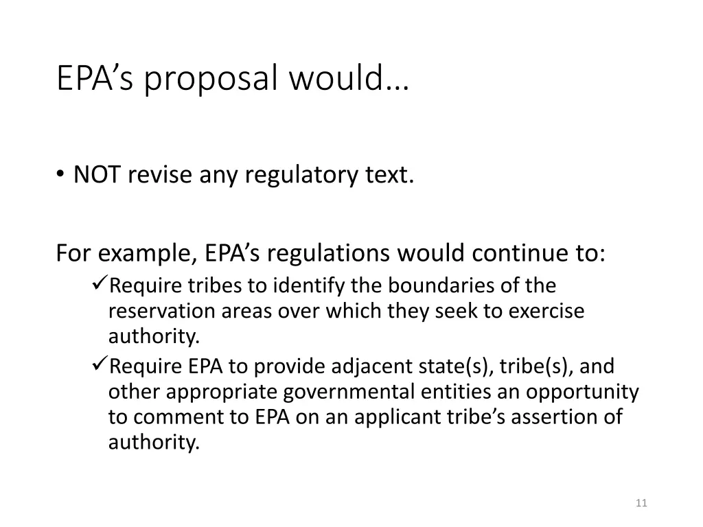epa s proposal would 1
