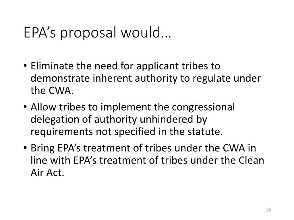 epa s proposal would