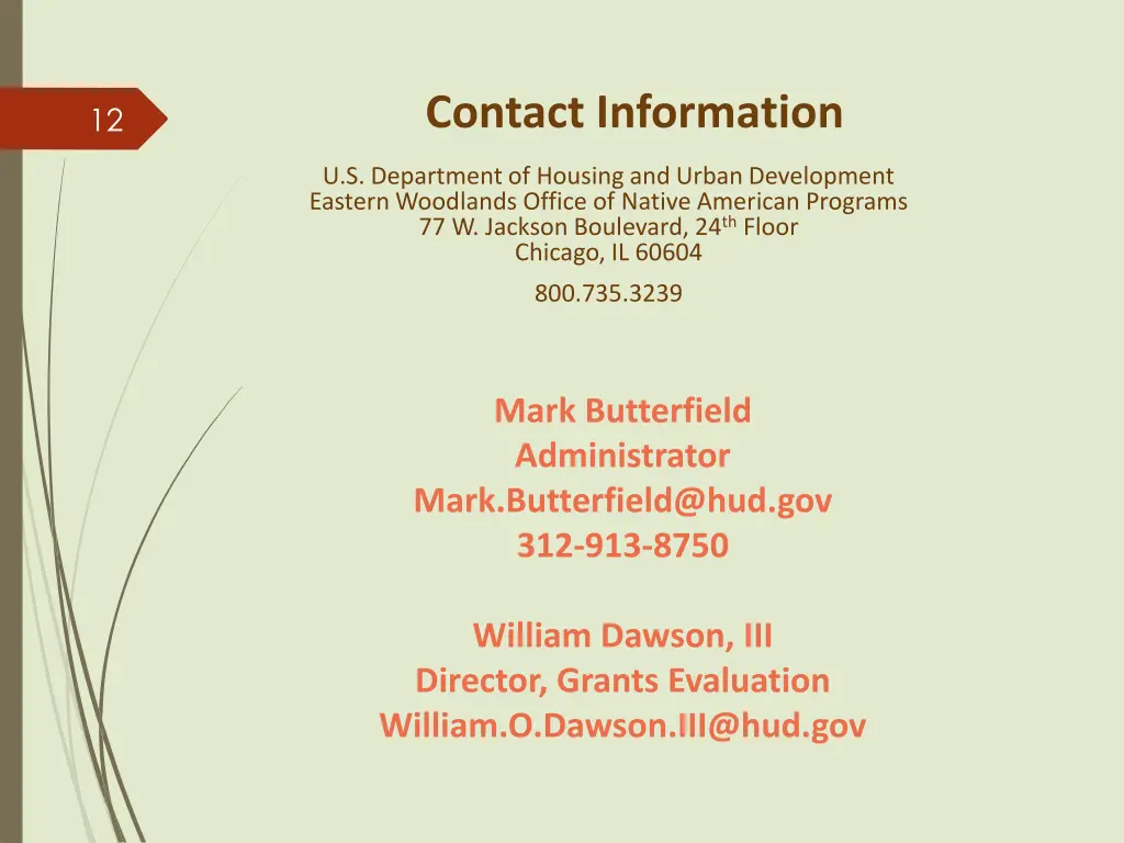 contact information