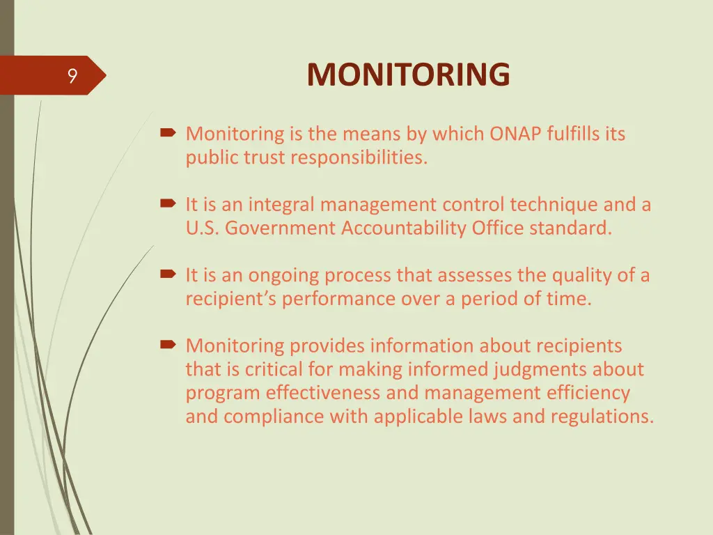 monitoring