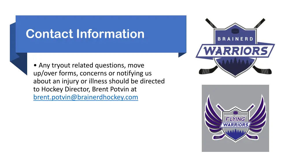 contact information
