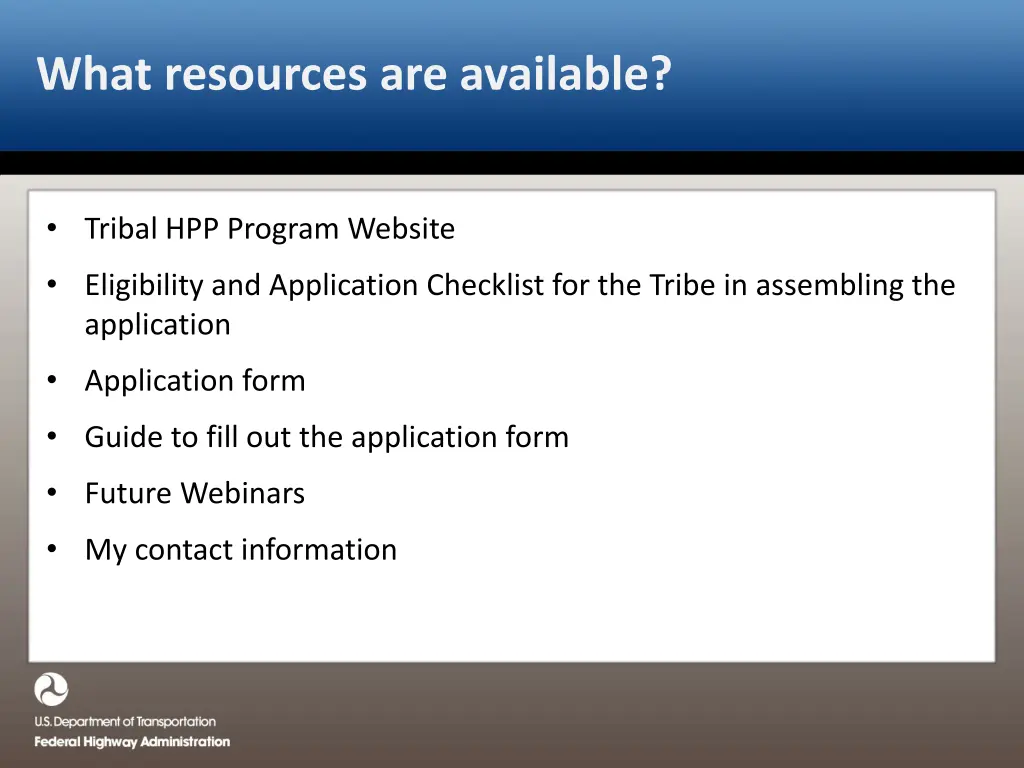 what resources are available