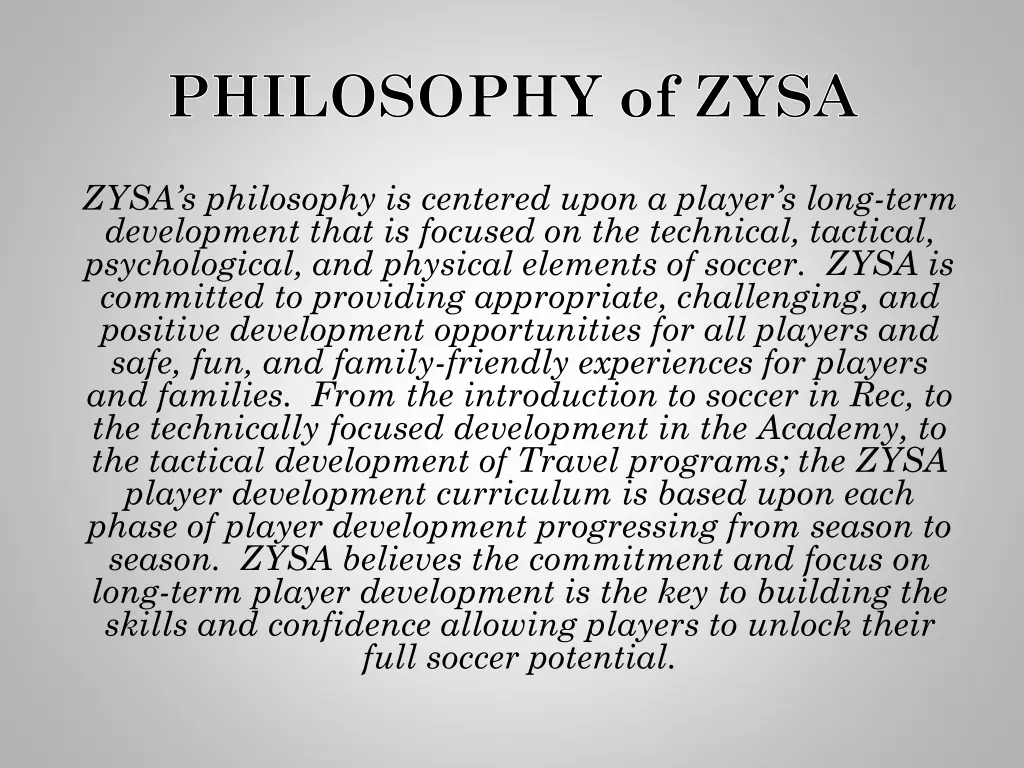 philosophy of zysa