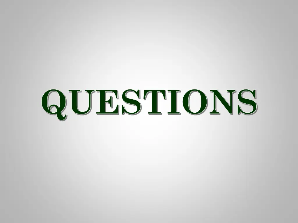 questions