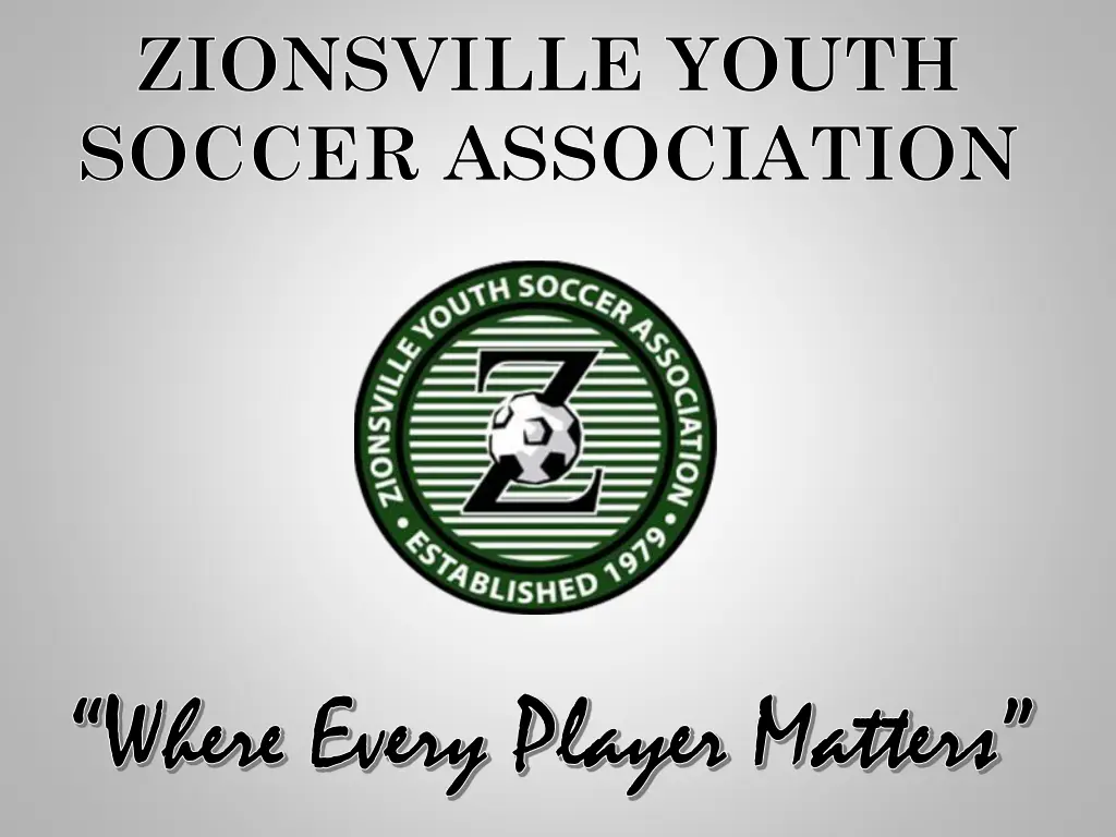 zionsville youth soccer association
