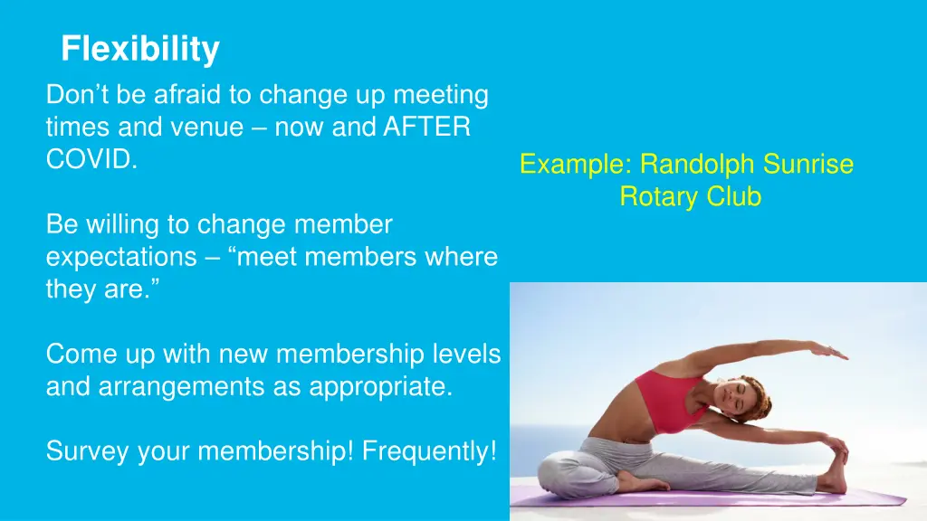 flexibility don t be afraid to change up meeting